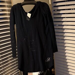 Elegant Black Swim Coverup